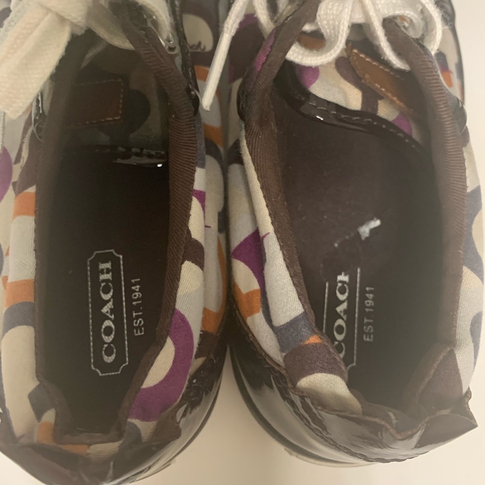 Coach Barret Op Art Sneakers 6 B - Picture 6 of 9